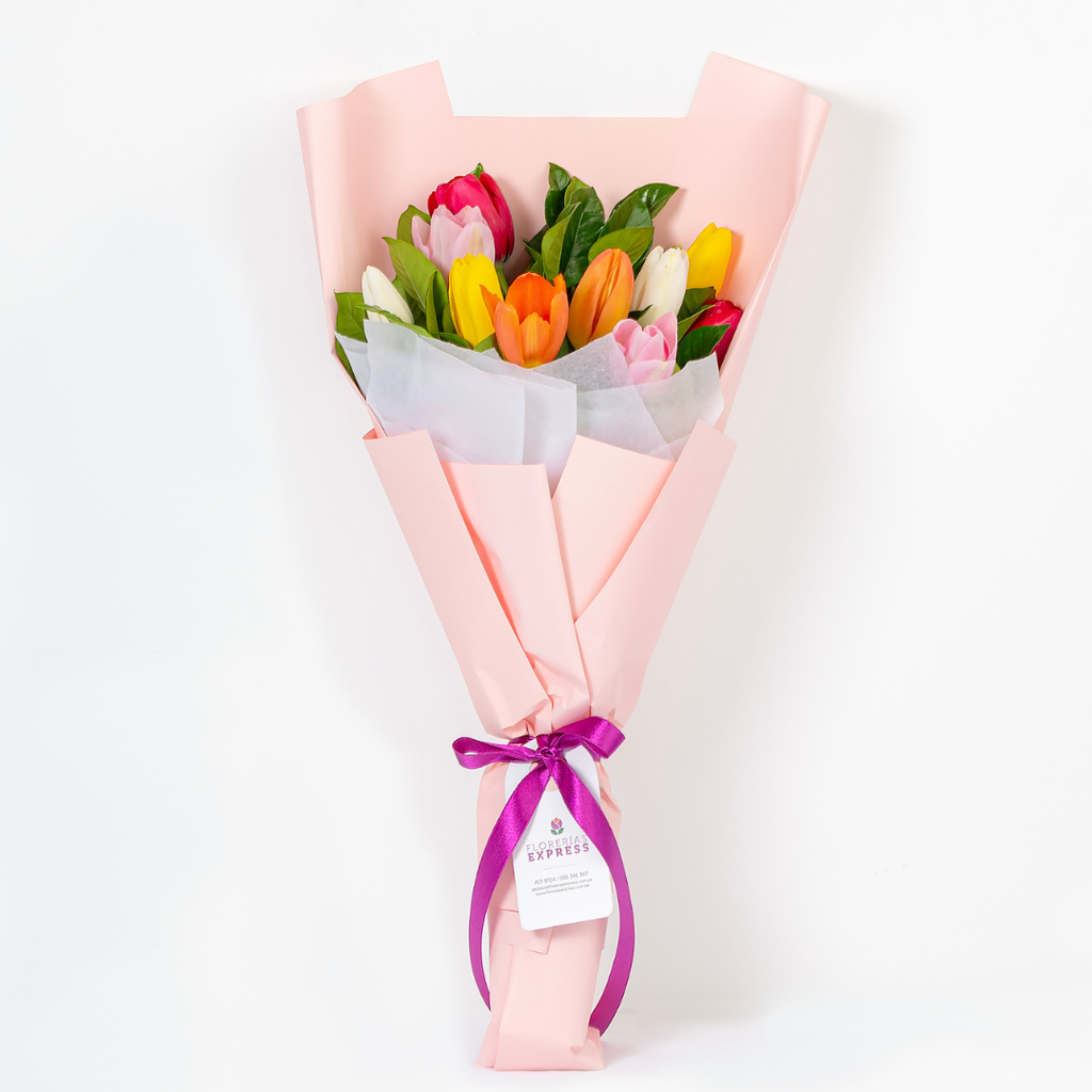 Transporte de tulipanes